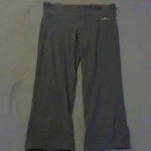 Gray Knee Length Pants